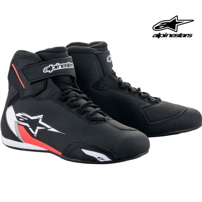 ALPINESTARS Sektor Shoes (Black White Red Fluorescent)